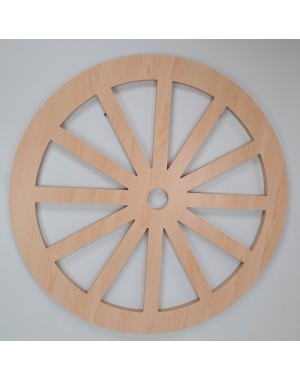 Rueda de carro decorativa