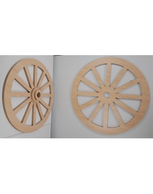 Rueda de carro decorativa