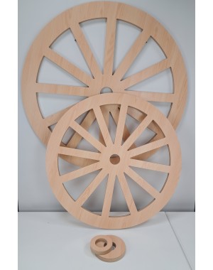 Rueda de carro decorativa