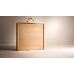 Estuche de madera para 4 botellas | Fabricación CNC Madera