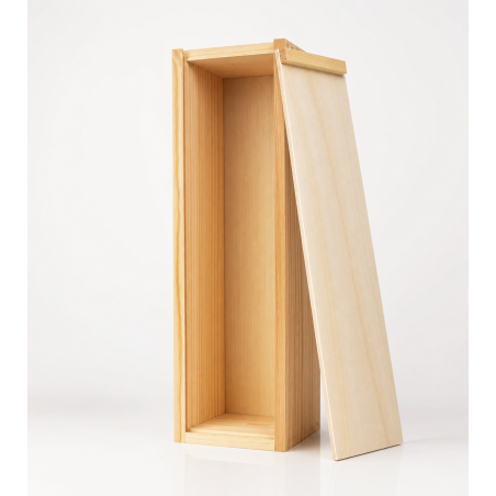 Caja de madera para una botella