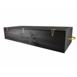 Estuche Jamonero Premium Negro con Cierres Rústicos | Estuches Plamar