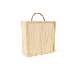 Caja de madera para un queso