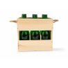 Caja de madera para cervezas