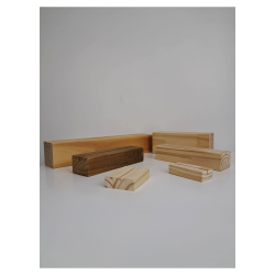 Tacos y Peanas de Madera Maciza | Estuches Plamar
