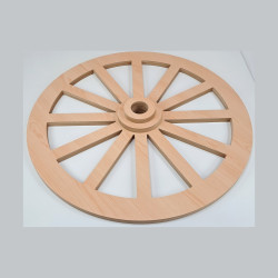 Rueda de Carro de Madera | Decoración Rústica | Estuches Plamar