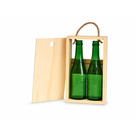 Caja de madera para cervezas