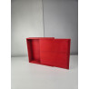 Caja Madera Roja Tapa Corredera | Outlet | Regalos Navidad