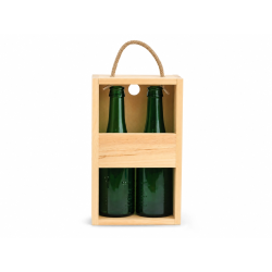 Caja de madera para cervezas