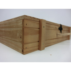 Caja Madera Rústica Cierres | Outlet | Almacenamiento Colecciones