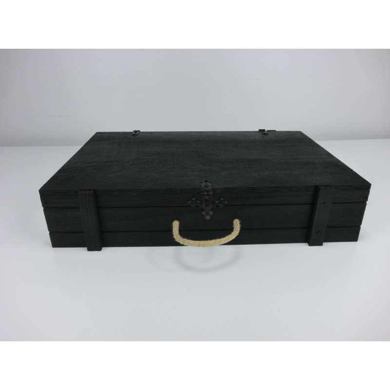 Caja Madera Rústica Cierres | Outlet | Almacenamiento Colecciones