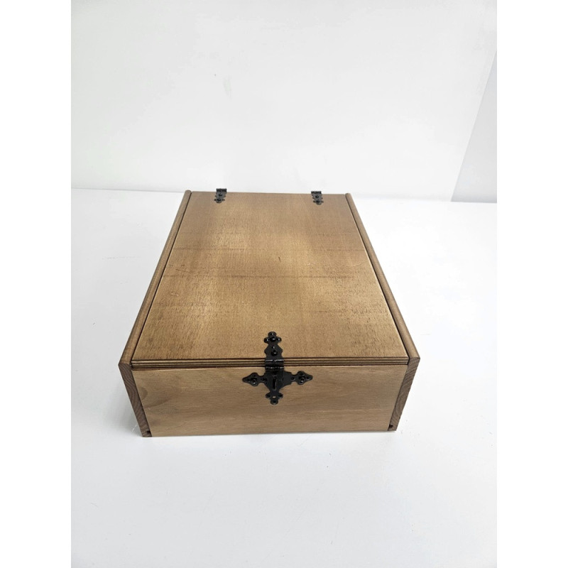 Caja Madera 3 Botellas Vino Cierres Rústicos