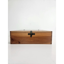 Caja Madera 4 Botellas Vino Cierres Rústicos
