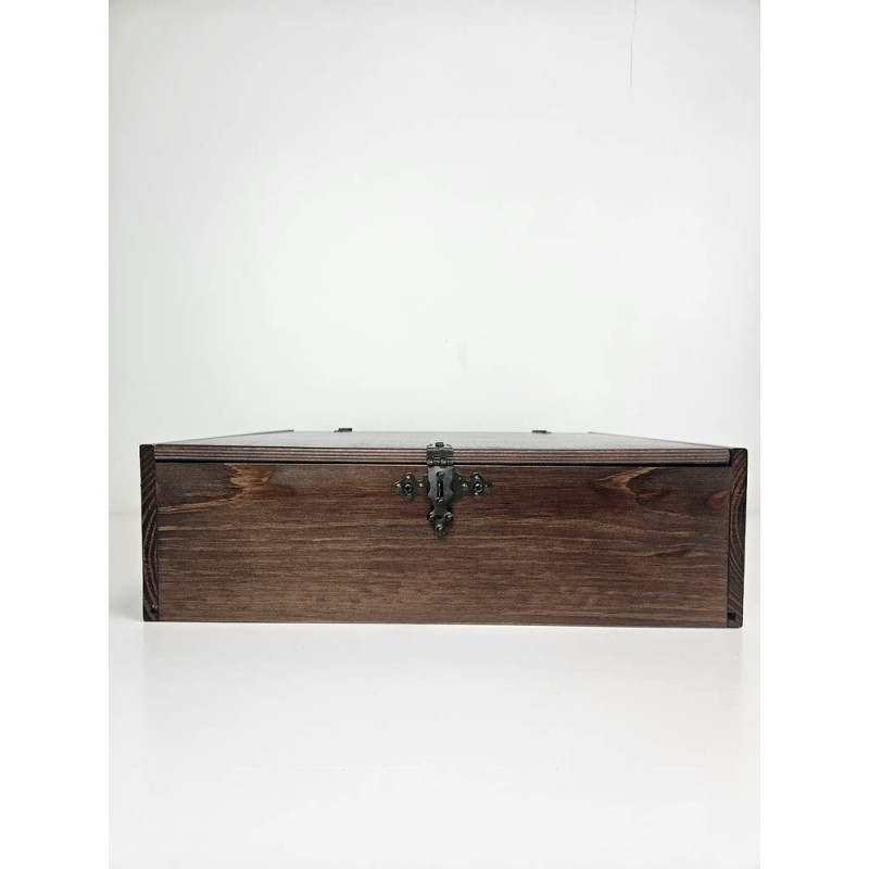 Caja Madera 4 Botellas Vino Cierres Rústicos