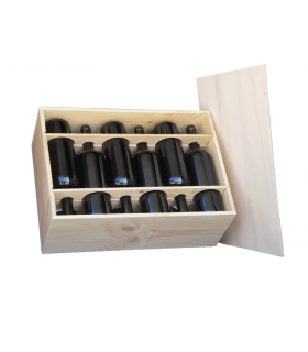 Cajón de vino para 12 botellas con tapa de clavar
