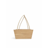 Cesta de Madera con Asa de Mimbre
