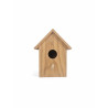 Casita de madera para pájaros con colgador