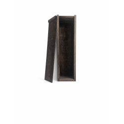 Estuche de madera acabado nogal para botella de vino