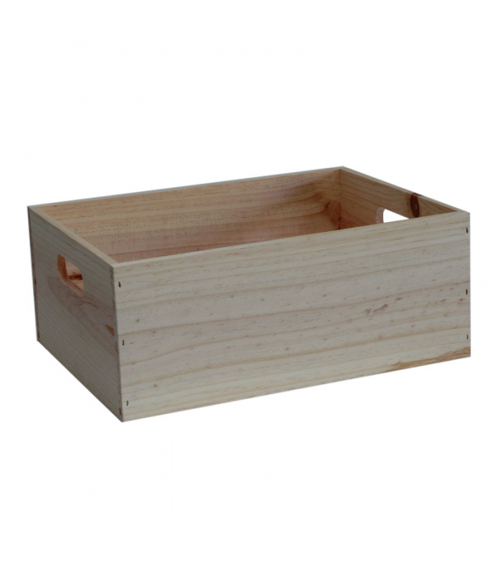 Caja de madera para el almacenamiento