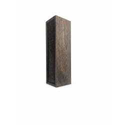 Estuche de madera acabado nogal para botella de vino