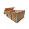 Caja de madera reforzada con tapa