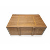 Caja de madera reforzada con tapa