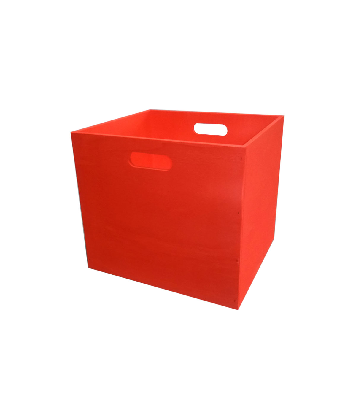 Cajas de almacenamiento de madera en Madrid  Muebles Valencia® Acabado  Rojo - Temahome