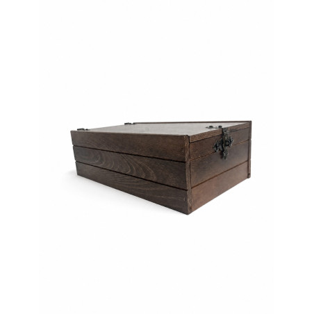 caja de madera con cierre rústicos