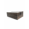 caja de madera con cierre rústicos