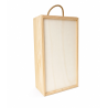 Estuche de madera para 2 botellas | Calidad Artesanal Estuches Plamar