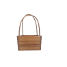 Cesta de Madera con Asa de Mimbre