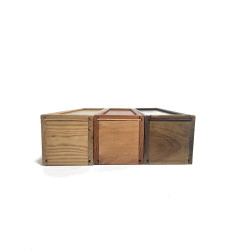 Caja de Madera para 1 Botella de Vino