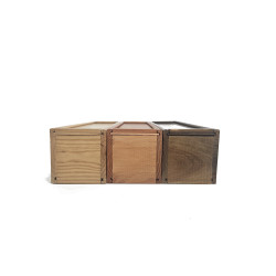 Caja de Madera para 1 Botella de Vino
