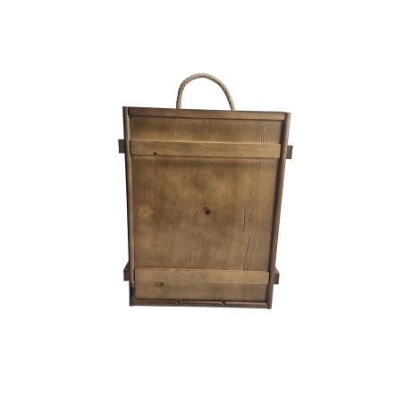 Caja con Tapa Corredera para 3 Botellas