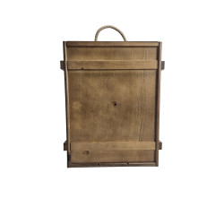 Caja con Tapa Corredera para 3 Botellas