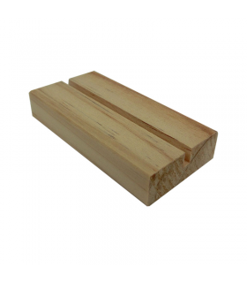 Taco de madera para fotografías, para caja de madera con espacio USB
